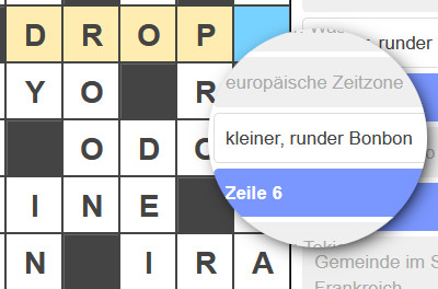 Detaillierte Beschreibung: Starte hier ein neues Amerikanisches Rätsel