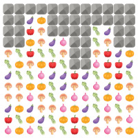 Veggie Crash Spiel mit dem Level &raquo;Equalizer&laquo;