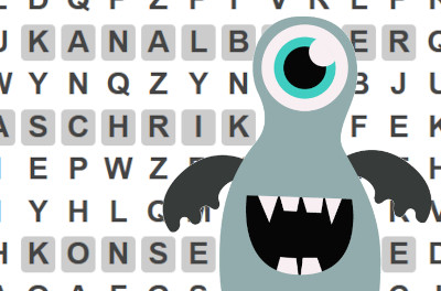 Detaillierte Beschreibung: Starte hier ein neues Wörter Suchen Rätsel